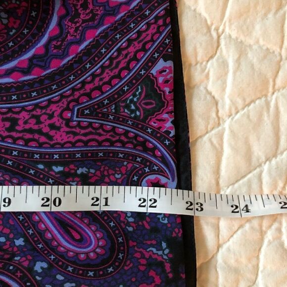 NWOT DKNY silk paisley skirt size 2 - Picture 6 of 7